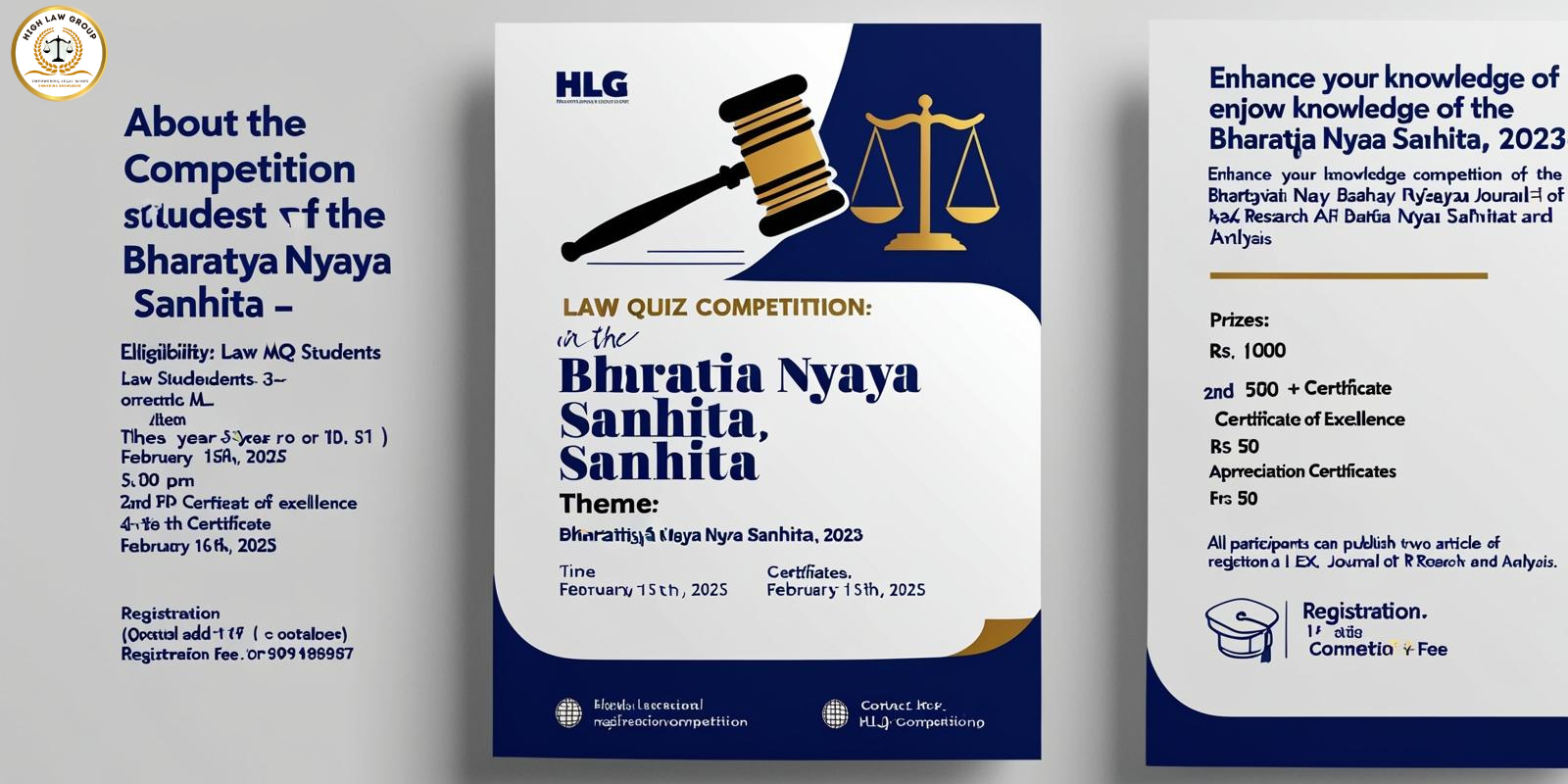 National quiz for law student | National Quiz Competition on high law group